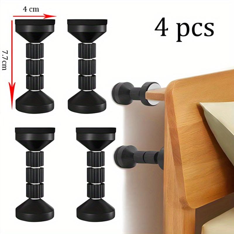 4PCS Headboard Stabilizers Headboard Stoppers Wall Adjustable Threaded Bed Frame Anti-Shake Beds Cabinets