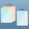 5 шт. Цветные этикетки Индексные страницы Папки Разделители для папок Карманы для извлечения документов