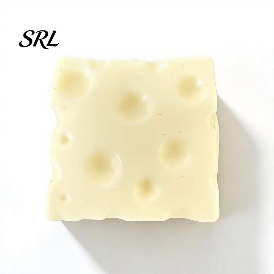 Slow Rebound Cheese Toy Fake Stress Relief Toy, Squeezable Cube Sensory Pinch Anxiety Relieving Hand Exercise for Kids and Adults Squeeze