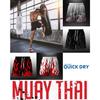 Flame Fire Boxing Muay Thai Kickboxing Shorts Pants 3D Print Fighting Training Unisex Men Women Quick Dry Fitness Gym Sport Workout Casual Streetwear