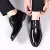Модная Новая Кожаная Мужская Обувь Оксфорды На Все Случаи Жизни На Шнуровке Итальянская Мужская Повседневная Обувь Универсальная Формальная Обувь для Платья Деловая Обувь Дерби