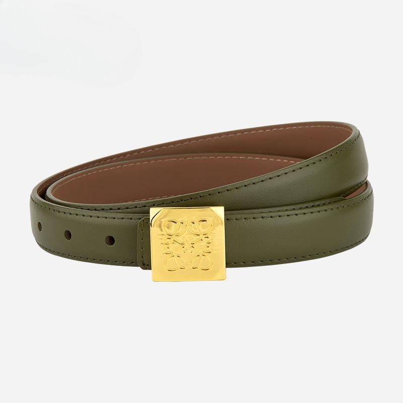 Ins Натуральная Кожа Высококлассный Ремень Женский Цветочная Сплавная Пряжка Нишевый Универсальный Джинсовый Ремень Ремень