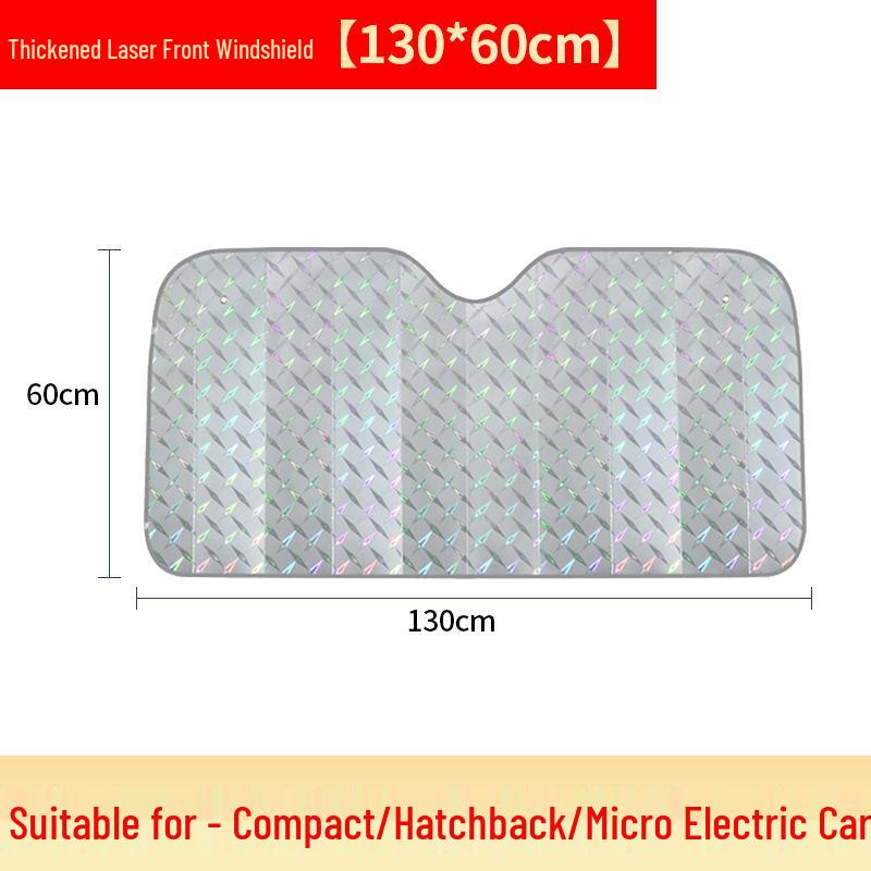 Laser Heat-Insulating Car Sunshade Visor for Windshield