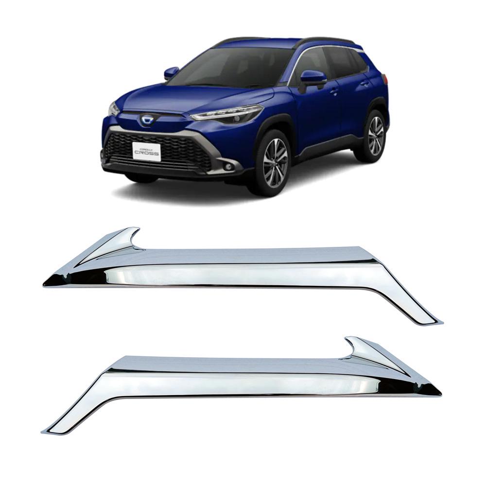 Декоративная решетка с гальваническим покрытием для моделей Corolla Cross 2022-2024 гг.