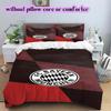 FC Bayern Munich Pattern Bedding Quilt Set Quilt Cover Pillowcase Home Decoration Birthday Gift (1 * duvet cover + 2 * pillowcase, without core)