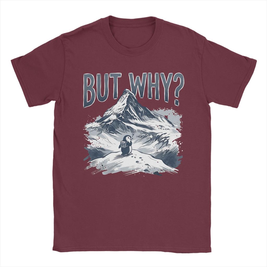 Nihilist Penguin But Why Arctic Snow Meme TShirt Summer TShirts Unisex Cotton ONeck Plus Size Top Tees Short Sleeve Vintage Tops