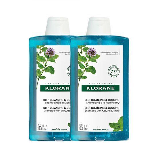 KLORANE Шампунь 400 мл Double Special Выберите 1 из 5 видов (Хинин/Пион/Манго/Акваминт/Цитрусовые)