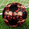 Florian Wirtz Indoor Soccer Ball Colorful Machine Stitched PVC Size 5 Team Training Competition Ready Durable High-Bounce Cool Sports Gift