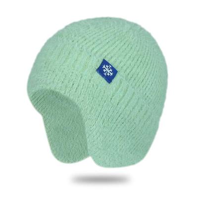 Зимняя теплая бархатная шапка, вязаная шапка из пряжи, теплая шапка для велоспорта на открытом воздухе