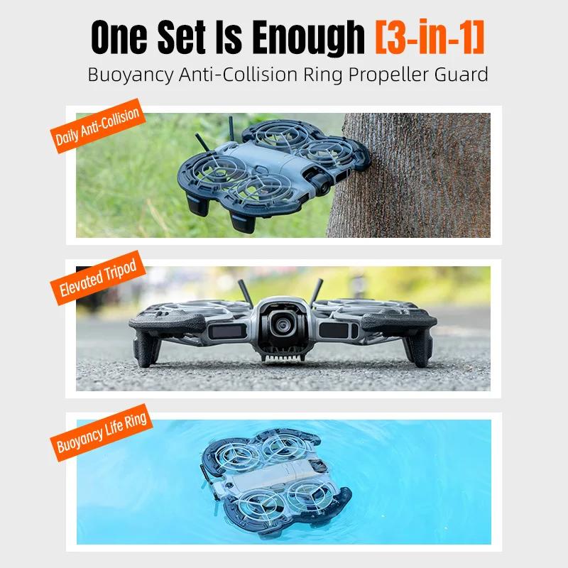 Drone Parts Propeller Guard Cover EVA Floating Protector For DJI NEO 2 Drone Accessories Anti-Collision Ring