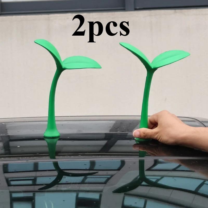 Украшение на крышу автомобиля 3D Трехмерная наклейка на автомобиль Цветочная почка Щупальца Саженец Рожки дьявола Вести себя мило Противоударные аксессуары