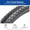 FengCan 27.5 x 2.40 Tire, 27.5x2.40 60-584 Bicycle Tire, Suitable for 27.5-inch Mountain Bikes and Cross Bikes, 2.40-inch Section Width (BQ043)