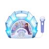 EKids Холодное Сердце Игрушечная Караоке-Машина для Девочек Портативная Большая Стерео Колонна с Микрофоном Коллекция Песен Фонарик Синий