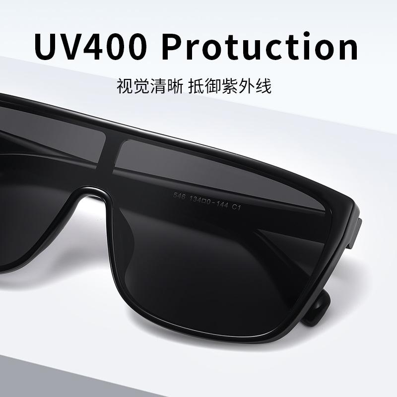 Квадратные солнцезащитные очки модные солнцезащитные очки мужские и женские преувеличенные морские очки 546