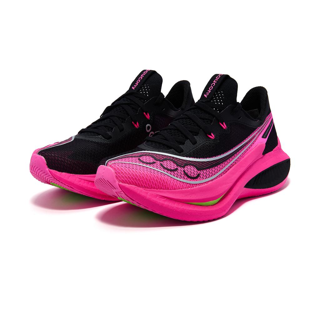 SAUCONY Endorphin Pro 5 Карбоновая пластина для пальцев Упругость Гонки Тренировки Длинная дистанция Марафон Беговая обувь Женская беговая обувь Розовый S11064-131