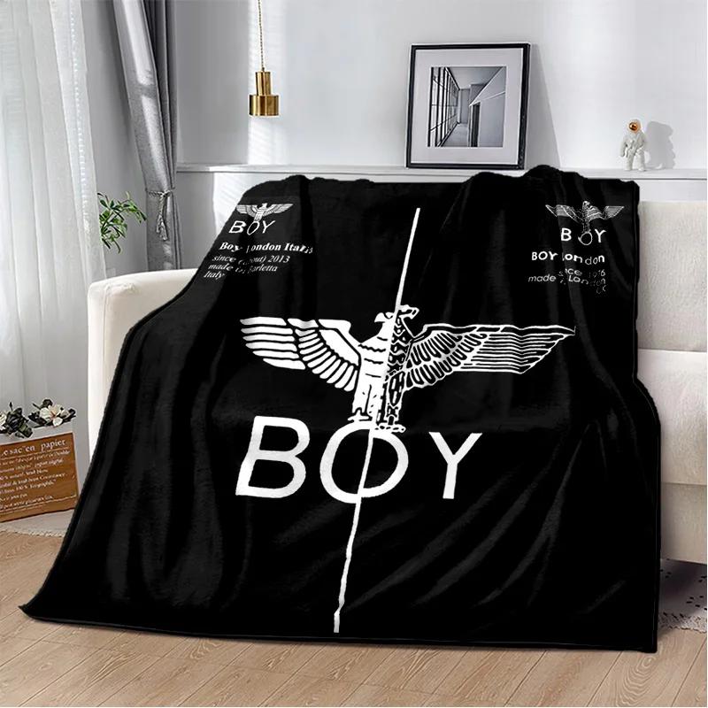 Уникальное одеяло в британском панк-стиле с логотипом B-BOY LONDON Eagle, напечатанное на фланели, для дивана, декоративное постельное белье, плед