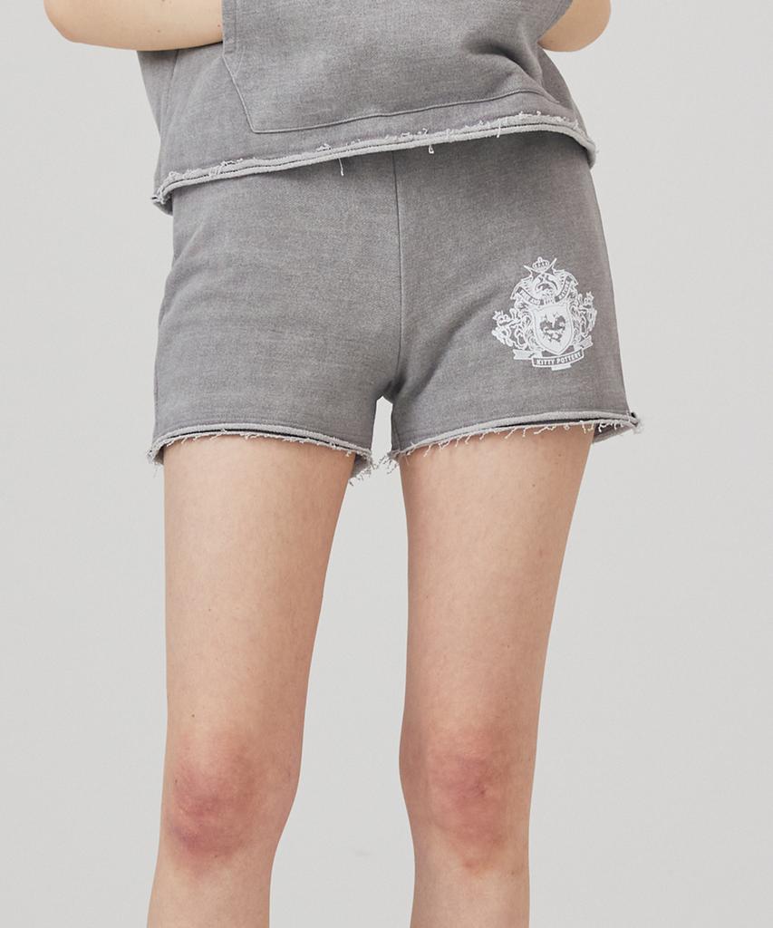 KITTY POTTERY Pigment Sweat Shorts Cool Grey