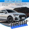 4 шт. Прочный набор для удаления вмятин без покраски с клеевыми вкладками Универсальное крепление Инструмент для ремонта автомобиля (синий)