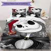 Christmas Jack Skull Prints bedding, duvet cover and pillowcases, birthday gift (1 duvet cover + 2 pillowcases, pillow insert not included)JM009