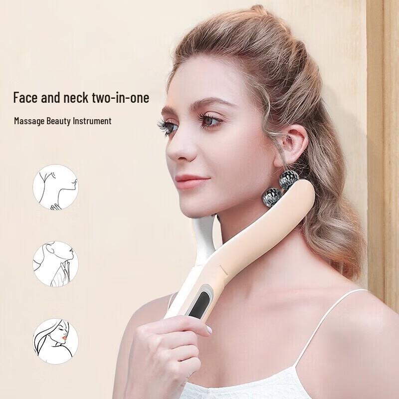 K·SKIN 3-in-1 8-Roller Warm Facial Massager