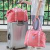 Travel Bag Large Capacity Female Carry-on Bag Can Be Set Pull Bar Box Short Business Trip Canvas Travel Bag