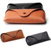 Portable Unisex Faux Leather Eye Glasses Sunglasses Holder Box Case Cover