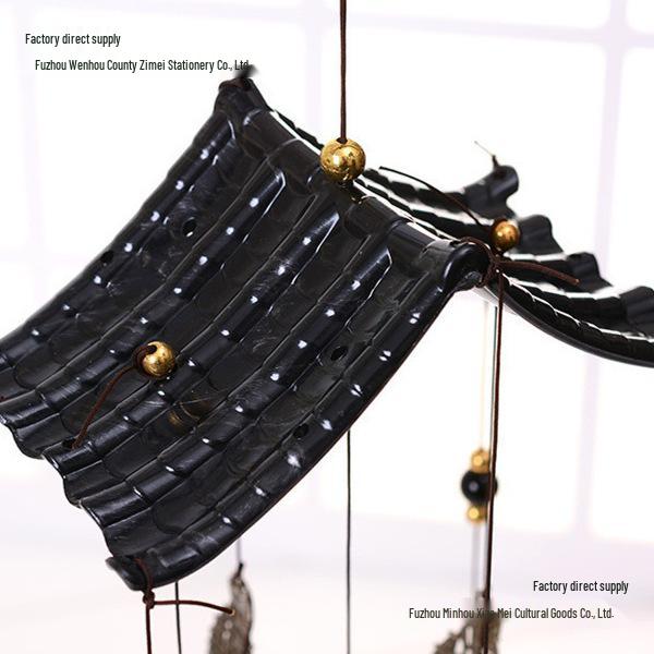 Retro Copper Wind Chime Blessings - Smooth Sailing Ornament for Door, Window or Gift