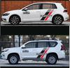 Автомобильные наклейки спортивные гоночные на обе стороны DIY Стайлинг Графическая виниловая наклейка Черный+Красный