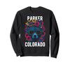 Parker Colorado USA Fun Bear and Flower Design Sweatshirt