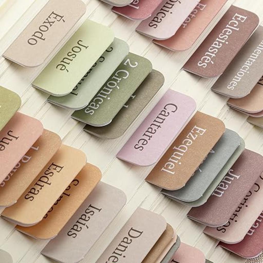 Boho Theme Spanish Bible Tabs 75 Tabs Laminated Bible Tabs Bible Tabs In Spanish, Bible Tabs Spanish, Bible Tabs for Study Bible, Bible Index Tabs