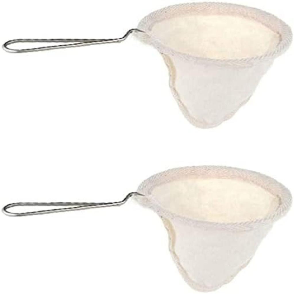 2 шт. Нержавеющая сталь многоразовый кофейный носок фильтр ткань ситечко ручка ткань ситечко фильтр для чая фильтр для домашнего офиса ручной работы Colador De Cafe использование