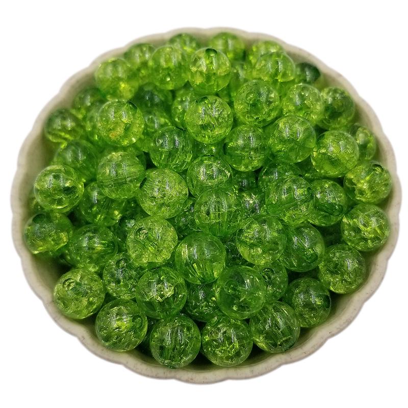 Многоцветные модные потрескивающие свободные бусины DIY фурнитура ювелирные аксессуары ожерелье браслет