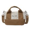 Японская холщовая сумка Harajuku Hand Carry Niche Simple Casual Shoulder Bag Большая вместимость женская сумка