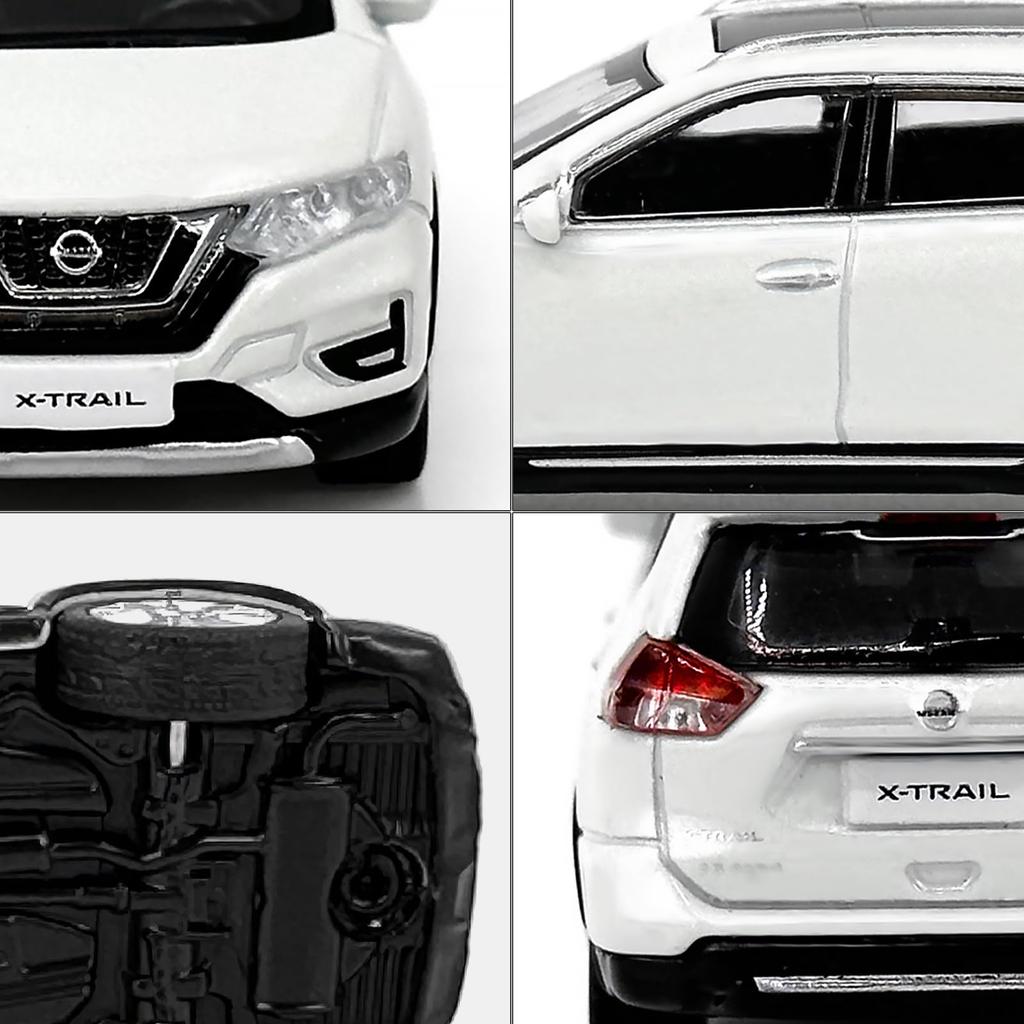 Paudi Model Mini Car 2018 Completed Product White 1/64 X-Trail