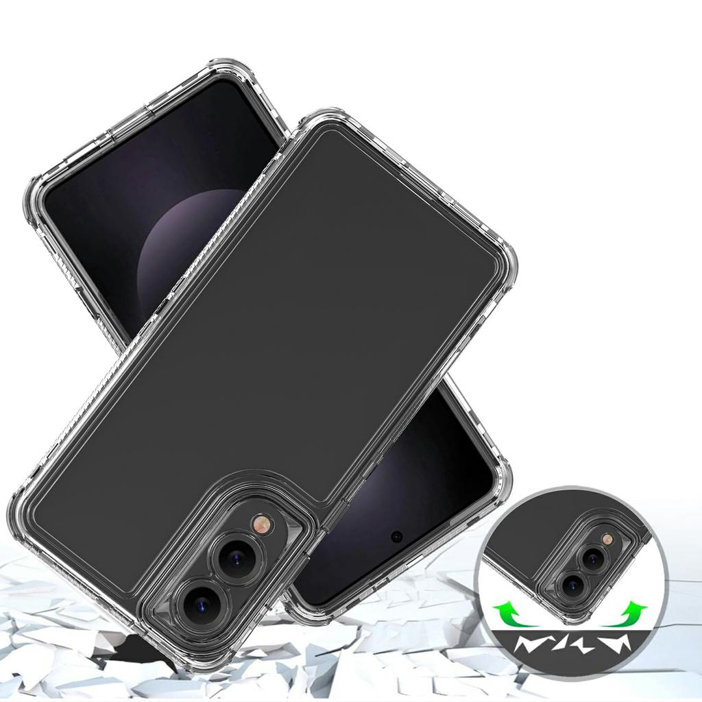 For Samsung Galaxy S25 Edge Case 3 in 1 Detachable Anti Drop Clear PC+TPU Phone Back Cover