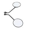 Пара круглых мотоциклетных зеркал Универсальные M8 Регулируемый угол Зеркало заднего вида для ST50 ST70 CL70 CT90 CL90 S90