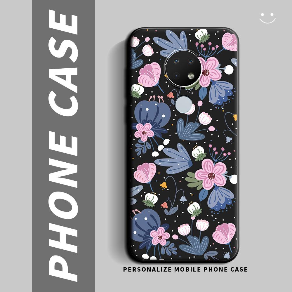 For Nokia 7.2 6.3 6.2 5.4 5.3 5.4 Case Cartoon Cute Flower Shockproof Silicone Soft Phone Case For Nokia 3.4 2.4 1.4 Back Cover
