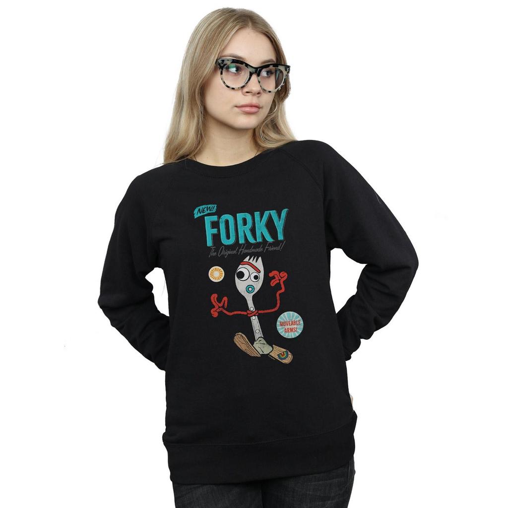 Disney Womens/Ladies Toy Story 4 Forky Handmade Friend Sweatshirt