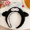 Мультяшный пингвин, плюшевая повязка на голову, аксессуары для волос, обруч для волос для косплея, простая плюшевая повязка для волос для женщин