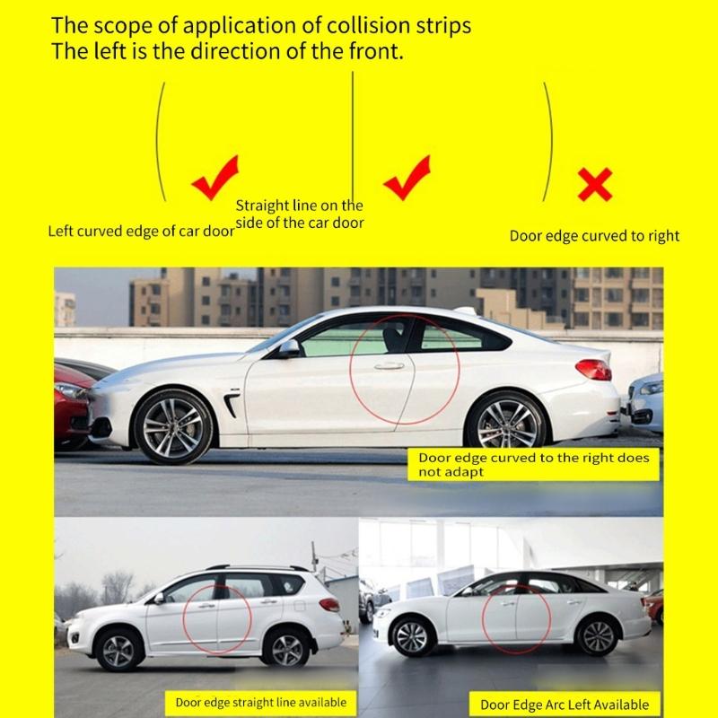 Автомобильные защитные полоски на кромку двери ПВХ Не столкновение комплект Защитные полоски на дверь комплект