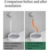 Faucet Extender Hose, Flexible Rotatable Design, Universal Fit for Kitchen Bathroom Faucets,Suitable for a diameter of 0.78 inches (Orange)