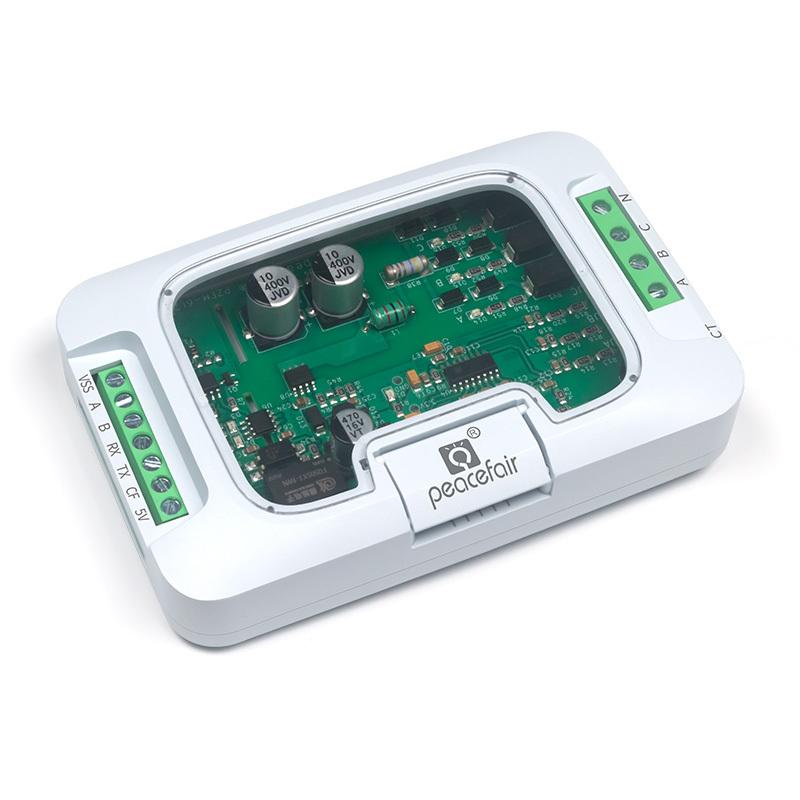 PZEM-6L24 50~560V Industrial Frequency AC Power Grid Energy Meters Three Phase 3 Wire Modbus-RTU Protocol UART 485 Communication