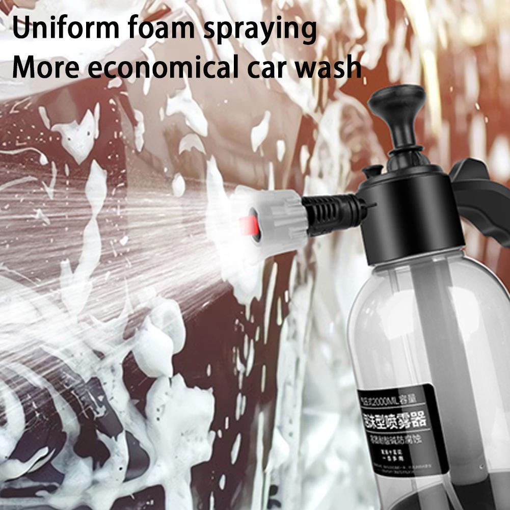 Быстрая мойка автомобиля пенный распылитель пневматический ручной 2 л бутылка для воды дезинфицирующего средства для автомобиля дома пена высокого давления удобный