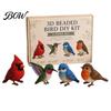 Marine-themed Bead Kit 3D Beaded Animal Kit, DIY Beading Embroidery for Beginners, Durable Braiding Thread Handmade Highland