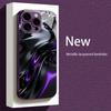 Черно-фиолетовый жидкий вихрь для чехла iphone Модный для coque iphone Чехол fundas Стекло для iPhone 17 16 15 14 13 12 pm Pro Plus