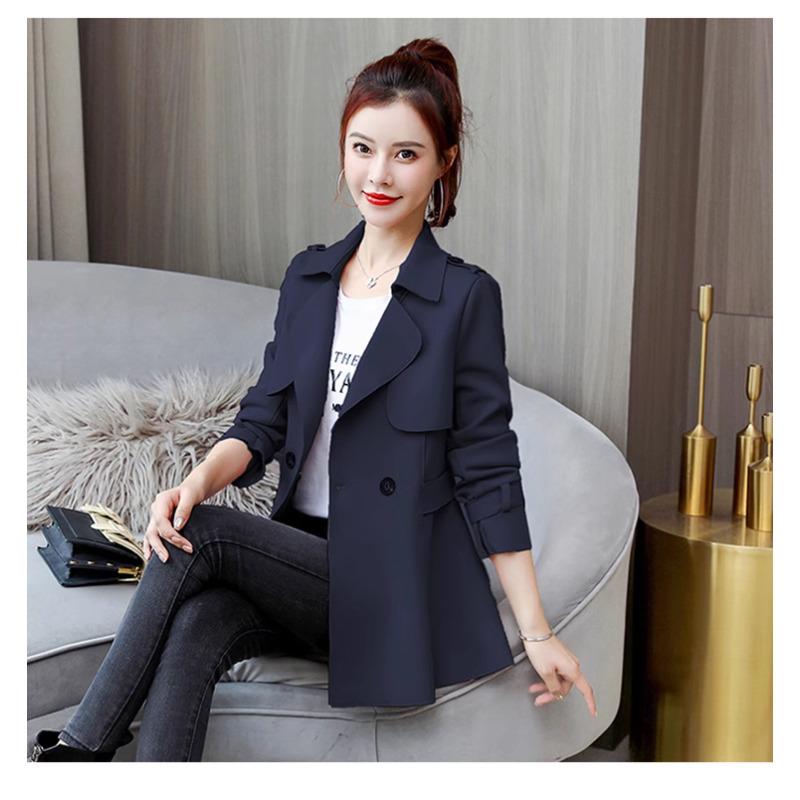 Trench Coat Medium and Long Coat Women's Autumn and Winter New Fashion Small Versatile Foreign Style Spring and Autumn Suit Top