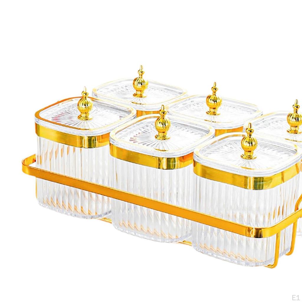 Блюдо для сухофруктов, стильное украшение в скандинавском стиле с крышкой, блюда для закусок, контейнеры для специй для печенья