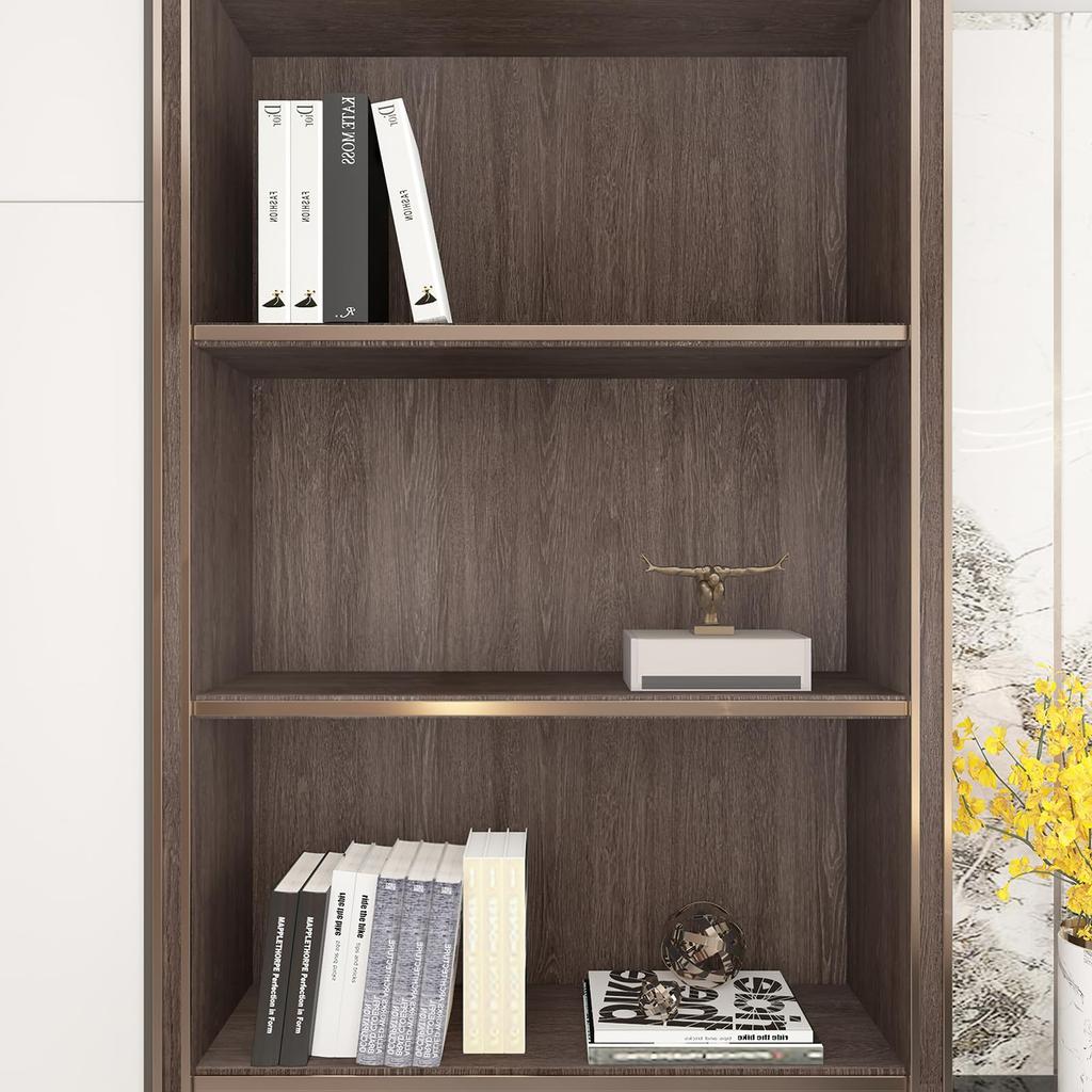 TOTIO Walnut Wood Grain Remake Ultra Wide Brown Wood Grain Wallpaper Oil Heat Dark Brown Wood Grain Cutting Kitchen Bathroom Decoration Stylish