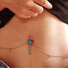 Surgical Steel Belly Button Waist Chain Navel Piercing Ring Body Jewelry