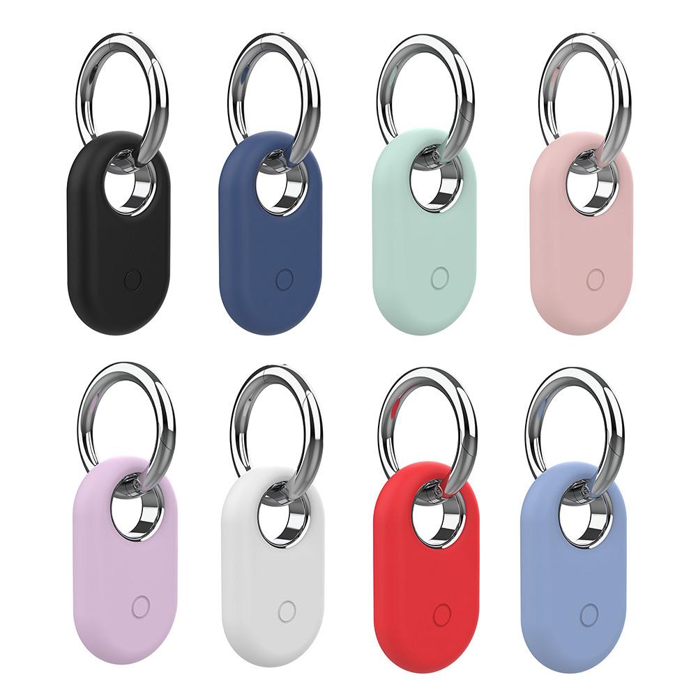 Силиконовый чехол Защитный чехол Защитная крышка против падений Чехол-накладка против царапин Чехол-крышка с брелоком для Samsung Galaxy SmartTag2